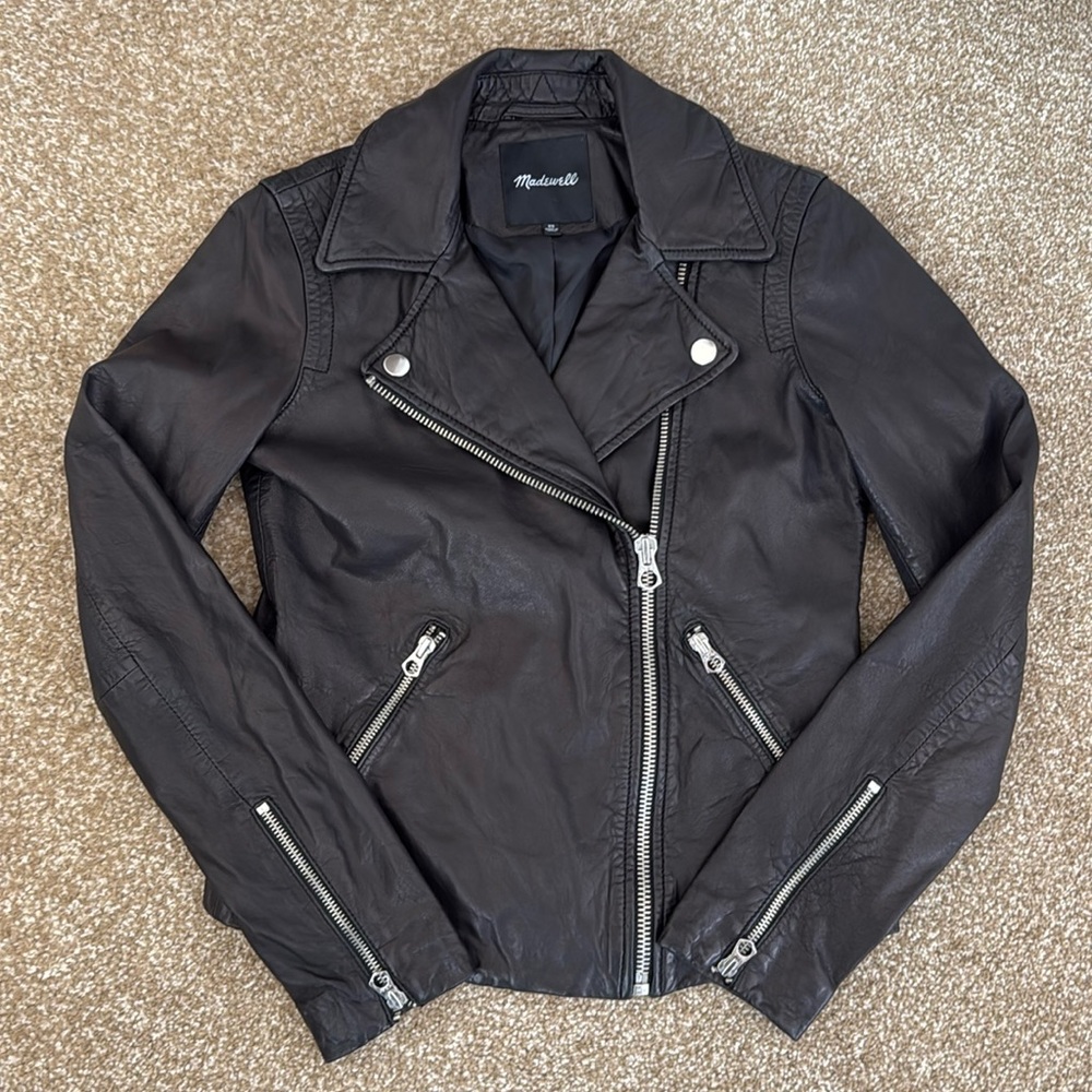 Madewell Leather Motorcycle Jacket